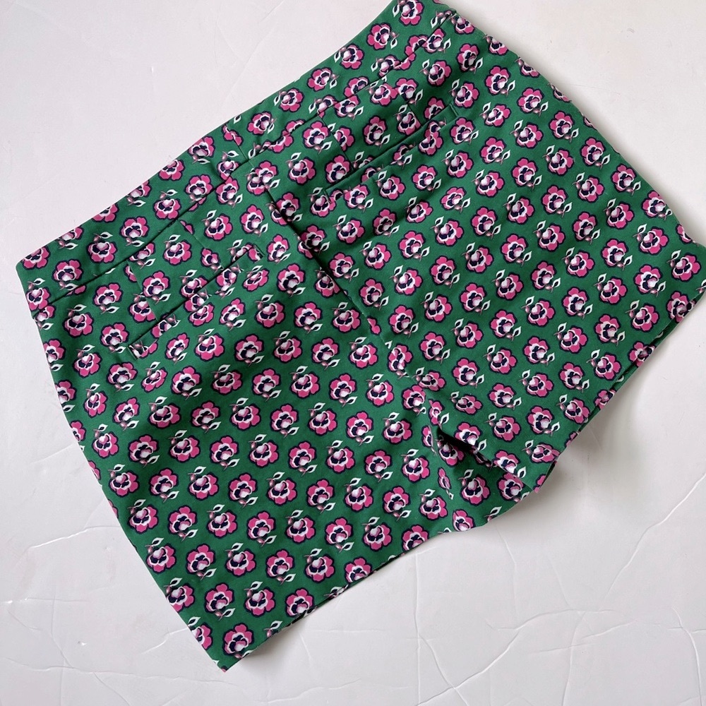 Boden pink/green print Richmond shorts sz 6 - Picture 5 of 8